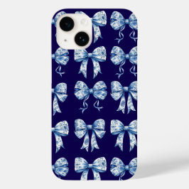 Funda Para iPhone 14 De Case-Mate Chinoiserie Bow Coquette