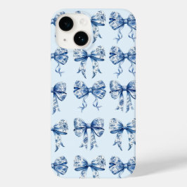 Funda Para iPhone 14 De Case-Mate Chinoiserie Bow Coquette