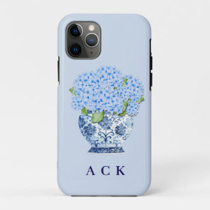 Funda Para iPhone 11 Pro Chinoiserie Hortensias Azules de Nantucket