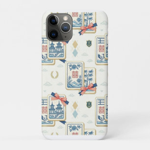 Funda Para iPhone 11 Pro Chinoiserie personalizado Grandmillennial Mahjong