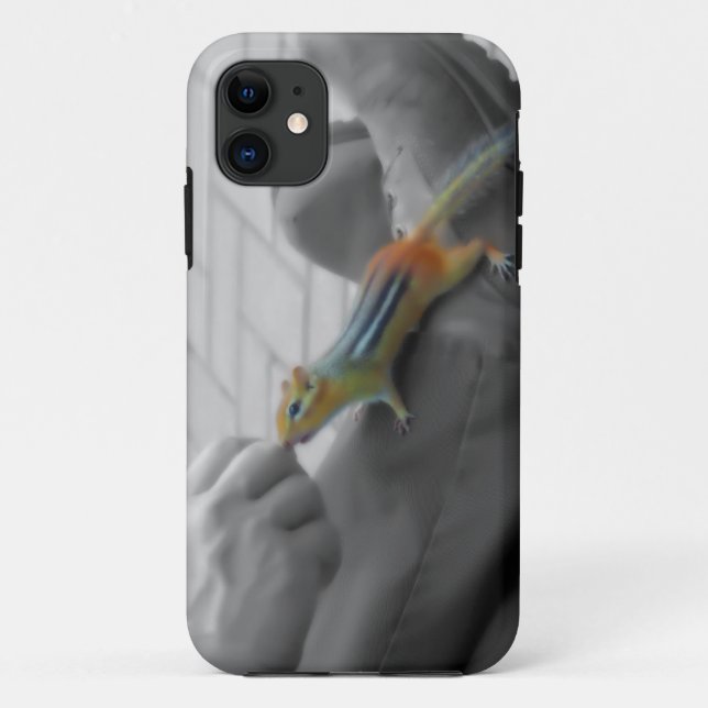 Funda De Case-Mate Para iPhone Chipmunk Lunch (Reverso)
