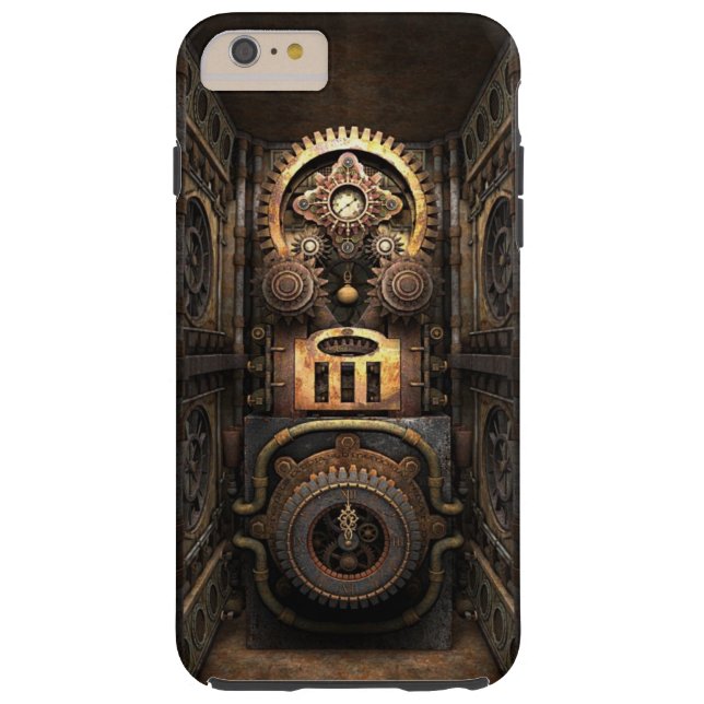 Funda De Case-Mate Para iPhone Chisme infernal de Steampunk (Reverso)