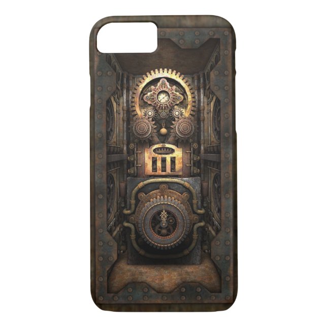 Funda De Case-Mate Para iPhone Chisme infernal de Steampunk (incluido) (Reverso)