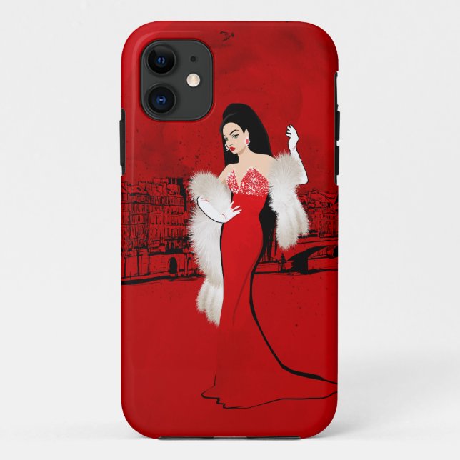 Funda De Case-Mate Para iPhone Chisporroteando en París (Reverso)