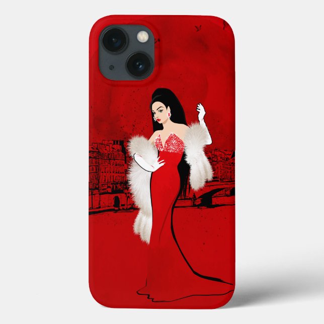 Funda De Case-Mate Para iPhone Chisporroteando en París (Reverso)
