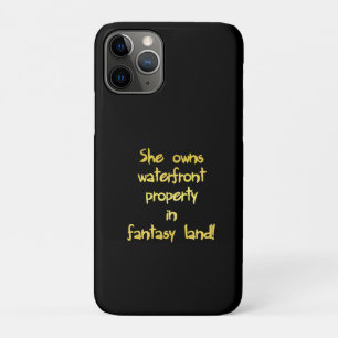 Funda Para iPhone 11 Pro Chiste divertido de propiedad junto al mar