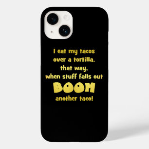 Funda Para iPhone 14 De Case-Mate Chiste divertido de tortilla Boom