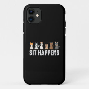 Funda Para iPhone 11 Chistoso Se Produce Situación Divertida Perros Sen