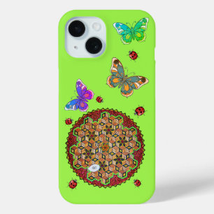 Funda Para iPhone 15 "Chitta Vritti Nirodha" (dibujo en color)