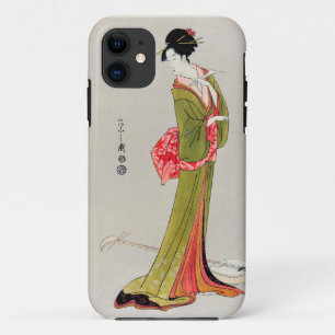 Funda Para iPhone 11 Chobunsai Eishi japan geisha Japón Pintura arte wa