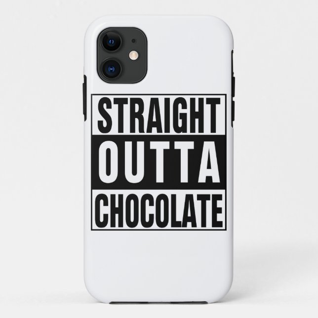 Funda De Case-Mate Para iPhone Chocolate directo fuera (Reverso)
