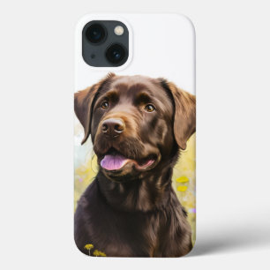 Funda Para iPhone 13 Chocolate Labrador