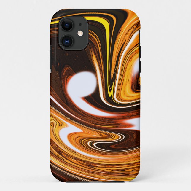 Funda De Case-Mate Para iPhone chocolate naranja (Reverso)