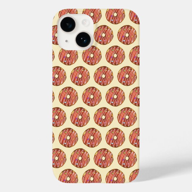 Funda De Case-Mate Para iPhone Chocolate Sprinkle donut (Reverso )
