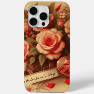 Funda Para iPhone 15 Pro Max Chocolates y flores El día de San Valentín de époc