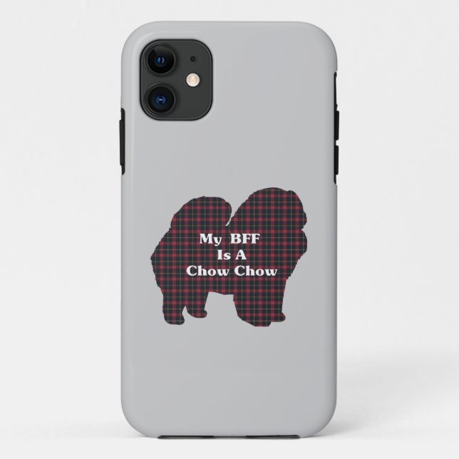 Funda De Case-Mate Para iPhone Chow Chow BFF (Reverso)