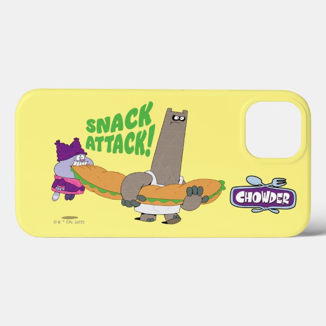 Funda De Case-Mate Para iPhone Chowder y Shnitzel (Reverso (Horizontal))