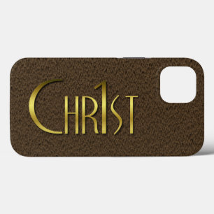 Funda Para iPhone 13 Chr1st - fondo marrón