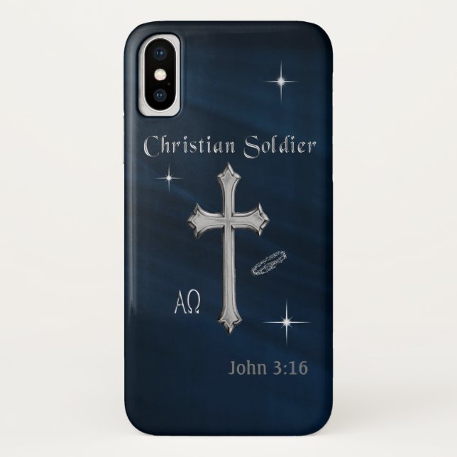 Funda De Case-Mate Para iPhone christian Soldier (Reverso)