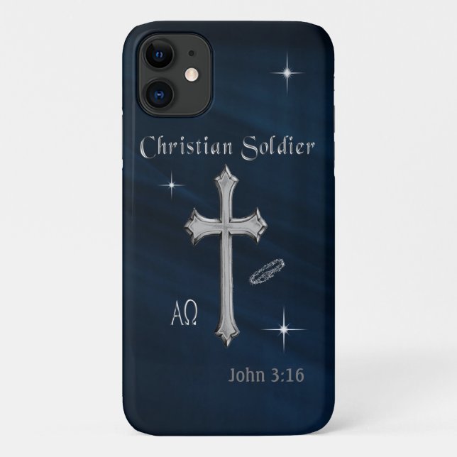 Funda De Case-Mate Para iPhone christian Soldier (Reverso)