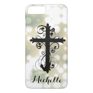 title_seo2 Christian Swirling Cross Personalizado