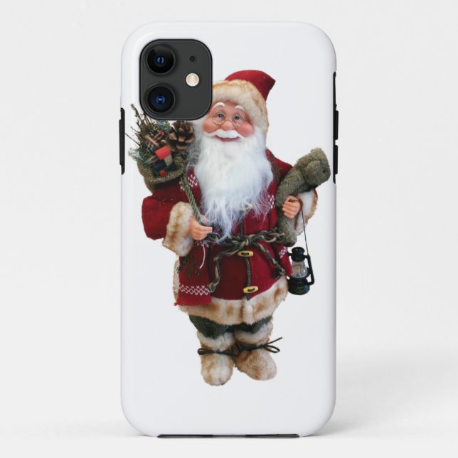 Funda De Case-Mate Para iPhone Christmas ornament Santa Claus doll (Reverso)