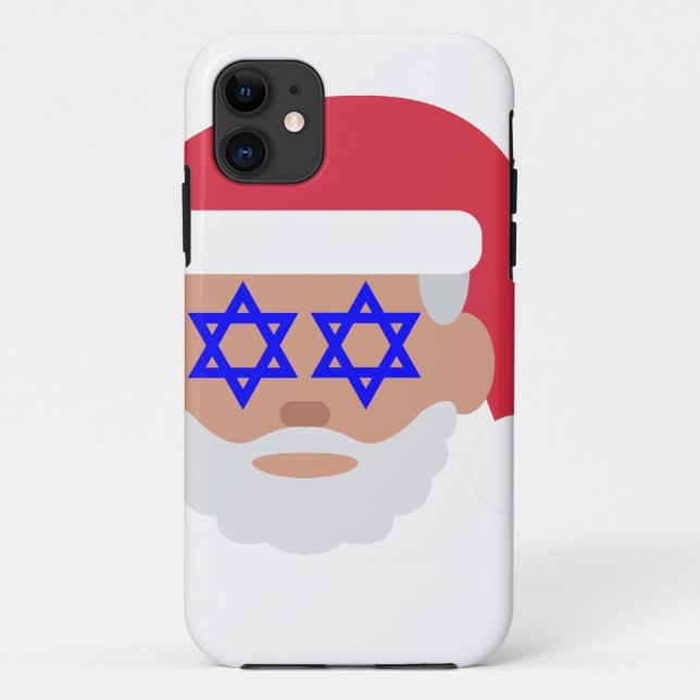Funda De Case-Mate Para iPhone christmukkah santa claus emoji (Reverso)