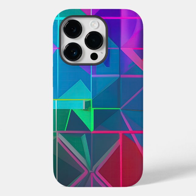 Funda De Case-Mate Para iPhone Ciber-Entramado: Un espectro de luz (Reverso )