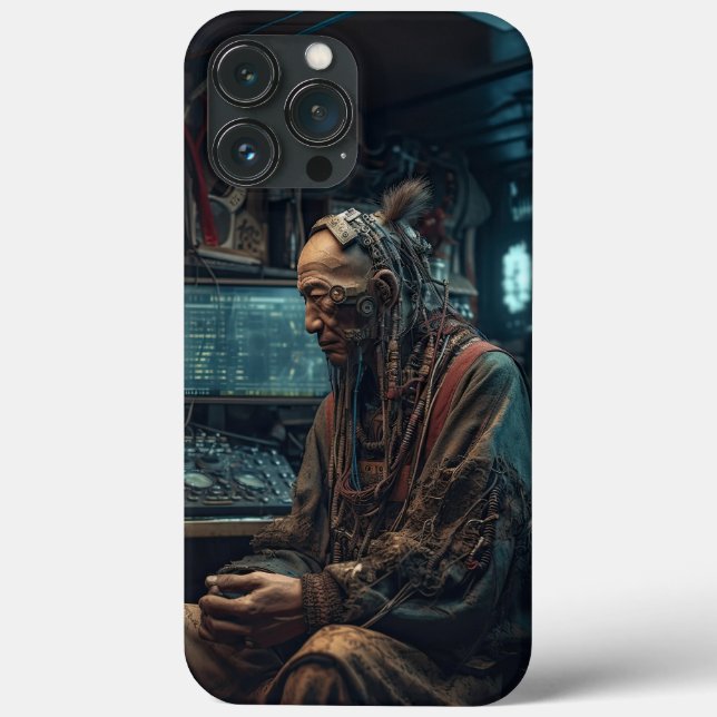 Funda De Case-Mate Para iPhone Ciberpunk tibetano (Reverso )