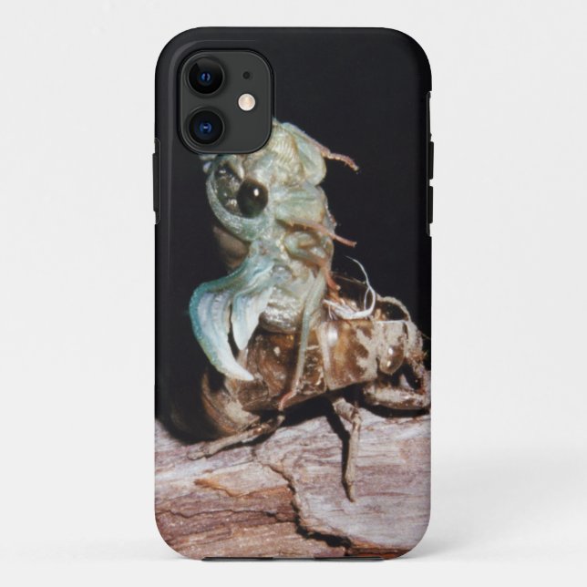 Funda De Case-Mate Para iPhone Cicada saliendo de Shell (Reverso)