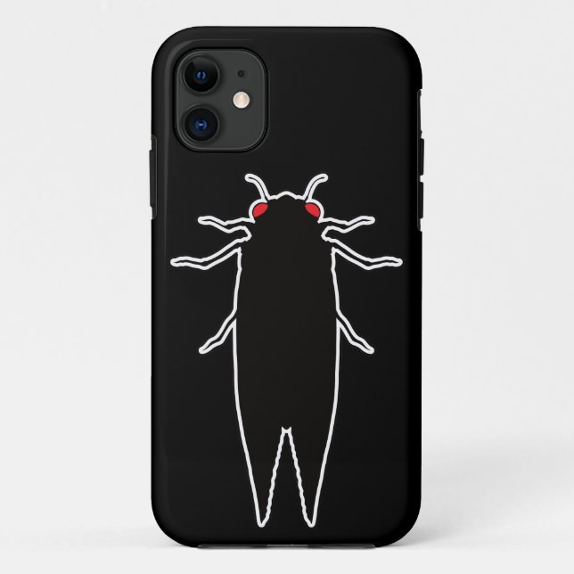 Funda De Case-Mate Para iPhone Cicadas Cicada Zombie Bugs - Entomology Geek (Reverso)
