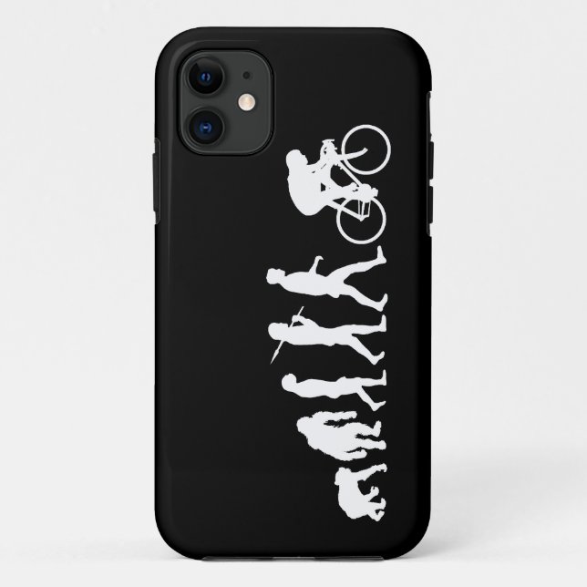 Funda De Case-Mate Para iPhone Ciclismo de los amantes de la bicicleta Evolution (Reverso)