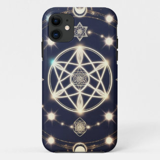 Funda Para iPhone 11 Ciclo Lunar Celestial Mandala – Geometría Sagrada