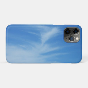 Funda Para iPhone 11 Pro Cielo azul con nubes blancas Foto abstracta de la