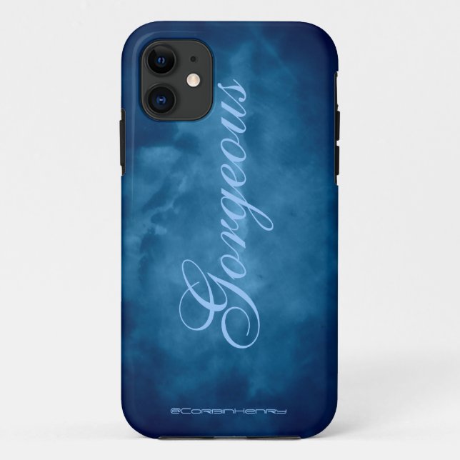 Funda De Case-Mate Para iPhone Cielo azul espléndido (Reverso)