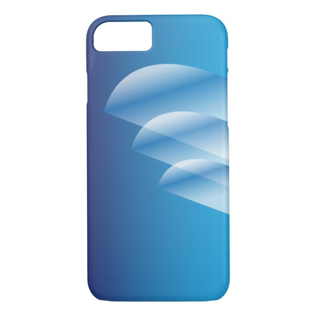 Funda De Case-Mate Para iPhone Cielo azul translúcido de tres velas (Reverso)