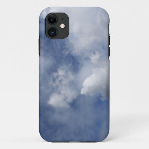 Funda Para iPhone 11 cielo azul y nubes blancas de algodón