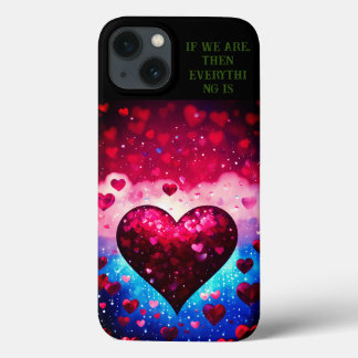 Funda Para iPhone 13 Cielo de Sapphire con Corazones de Garnet: Empoder