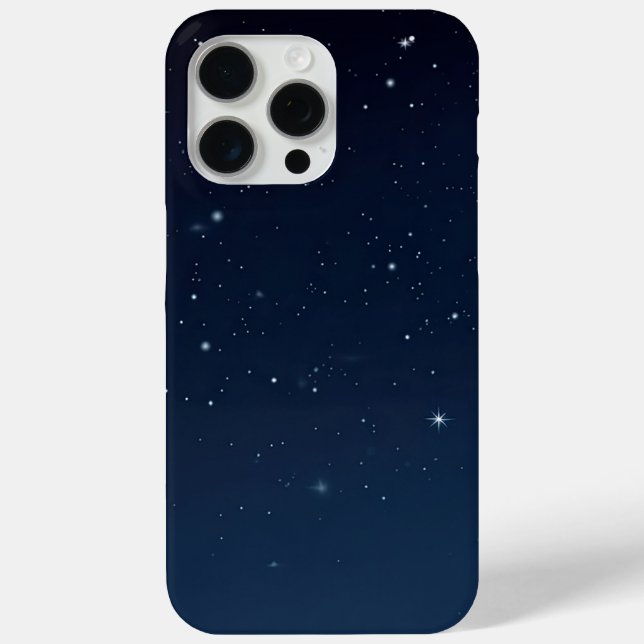 Funda De Case-Mate Para iPhone Cielo nocturno azul (Reverso )