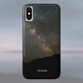 Funda Para iPhone 13 Cielo nocturno de la Vía Láctea. Personalizado.