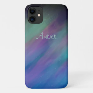 Funda Para iPhone 11 Cielo Nocturno Luces del Norte Personalizado