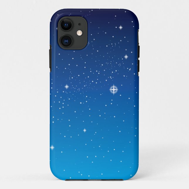 Funda De Case-Mate Para iPhone Cielo Starry azul profundo (Reverso)