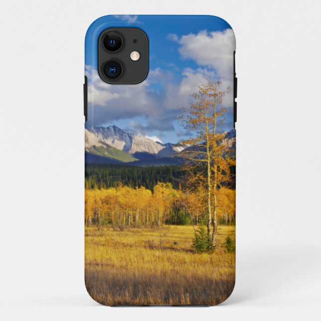 Funda De Case-Mate Para iPhone Cielos azules y nubes sobre una pradera (Reverso)
