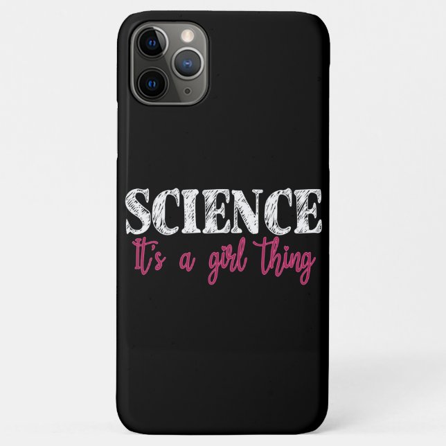Funda De Case-Mate Para iPhone Ciencia - Es algo Chica (Reverso)