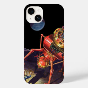 Funda Para iPhone 14 De Case-Mate Ciencia Ficción Vintage Astronauta con Robot Extra