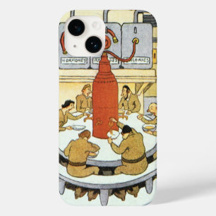 Funda Para iPhone 14 De Case-Mate Ciencia ficción vintage, científicos labradores co