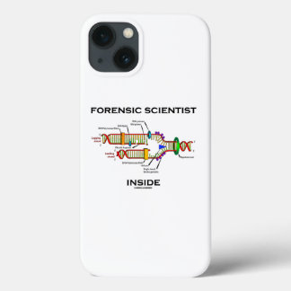 Funda Para iPhone 13 Científico forense dentro del humor de replicación