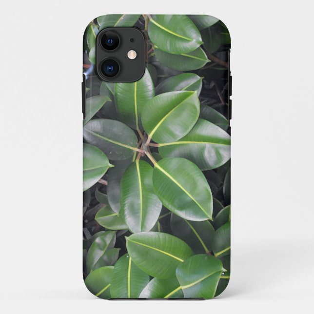 Funda De Case-Mate Para iPhone Cierre de árboles de goma (Reverso)