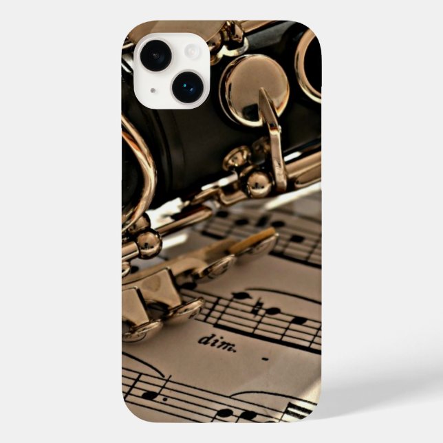 Funda De Case-Mate Para iPhone Cierre de Clarinet (Reverso )