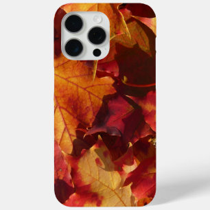Funda Para iPhone 15 Pro Max Cierre de hojas de otoño